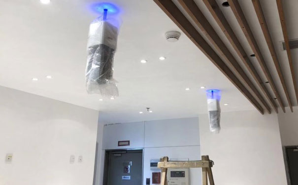 首都機場安裝薇伊負離子空氣凈化器進行無害滅微